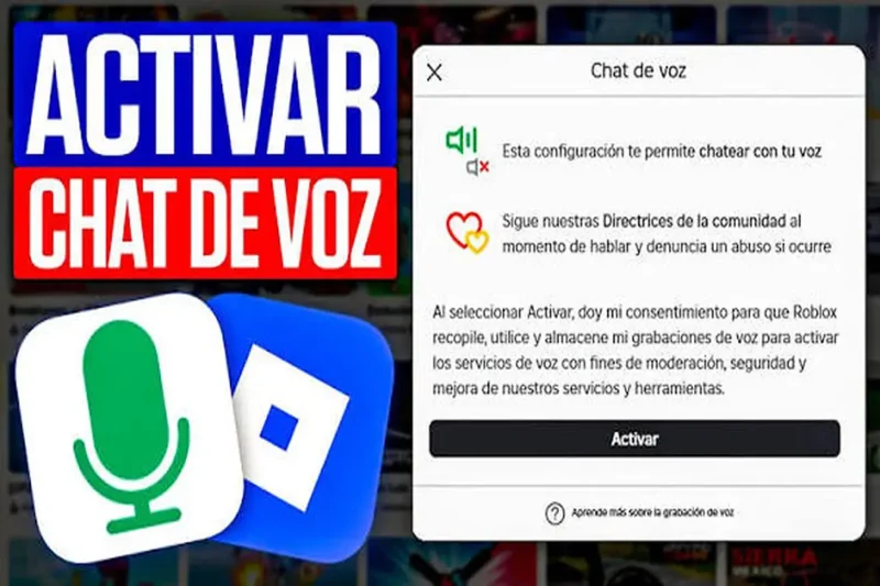 Cómo activar el chat de voz en Roblox: requisitos y configuración correcta