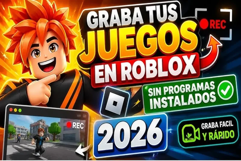 Cómo grabar videos y tomar capturas en Roblox sin programas externos